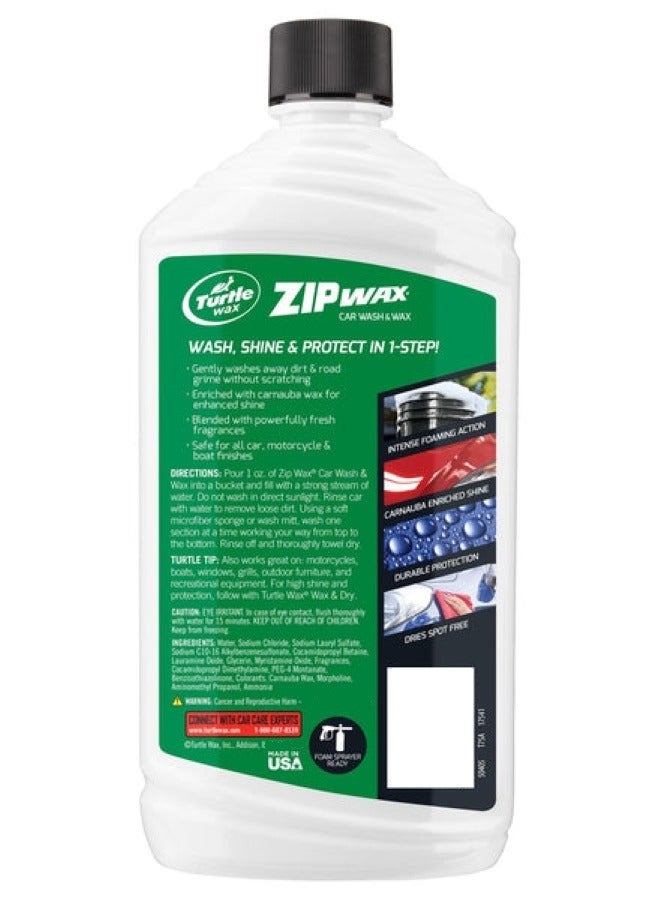 Turtle Wax Zip Wax Car Wash And Wax 473 ML