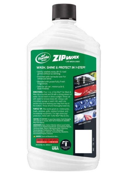 Turtle Wax Zip Wax Car Wash And Wax 473 ML