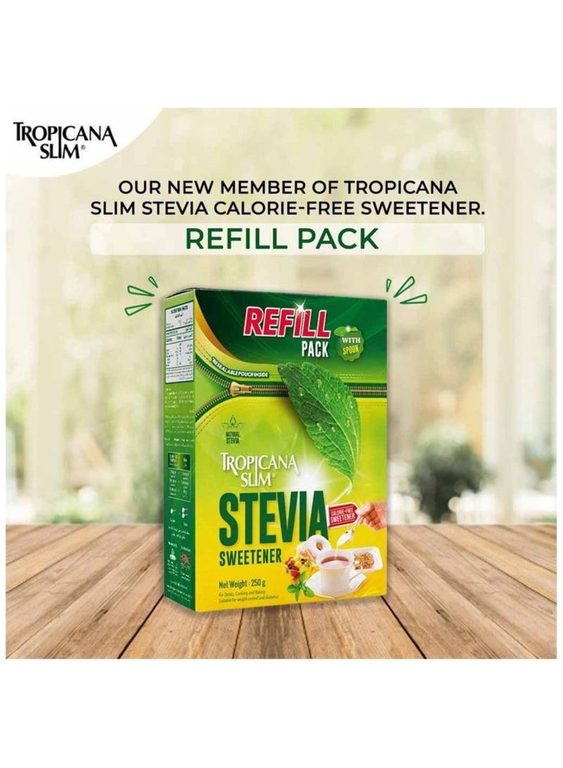 Tropicana Slim Stevia Sweetener Refill Pack 250 G