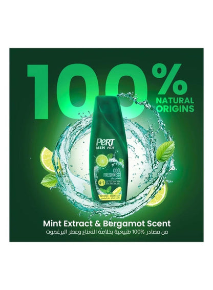 PERT PLUS 4-In-1 Cool Freshness Shampoo for Men