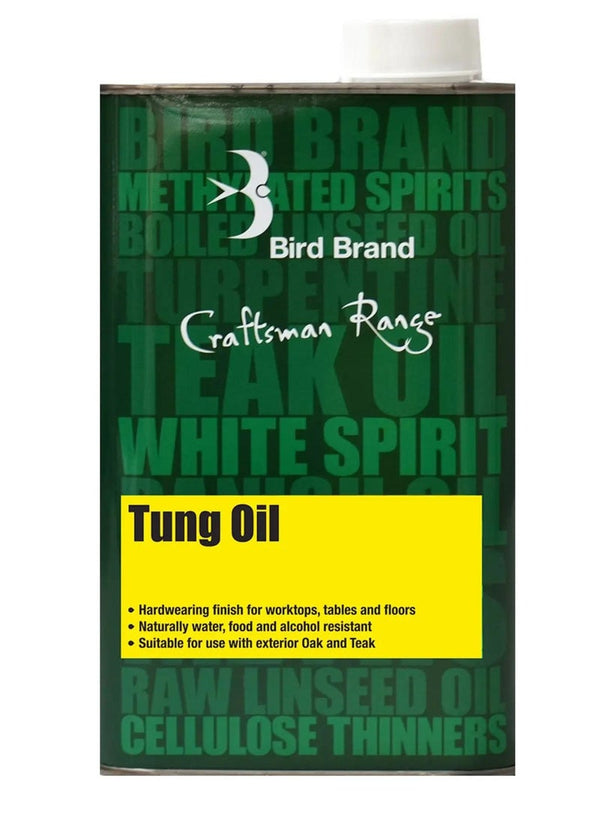Bird Brand Tung Oil 1L - Premium Finish for Wood