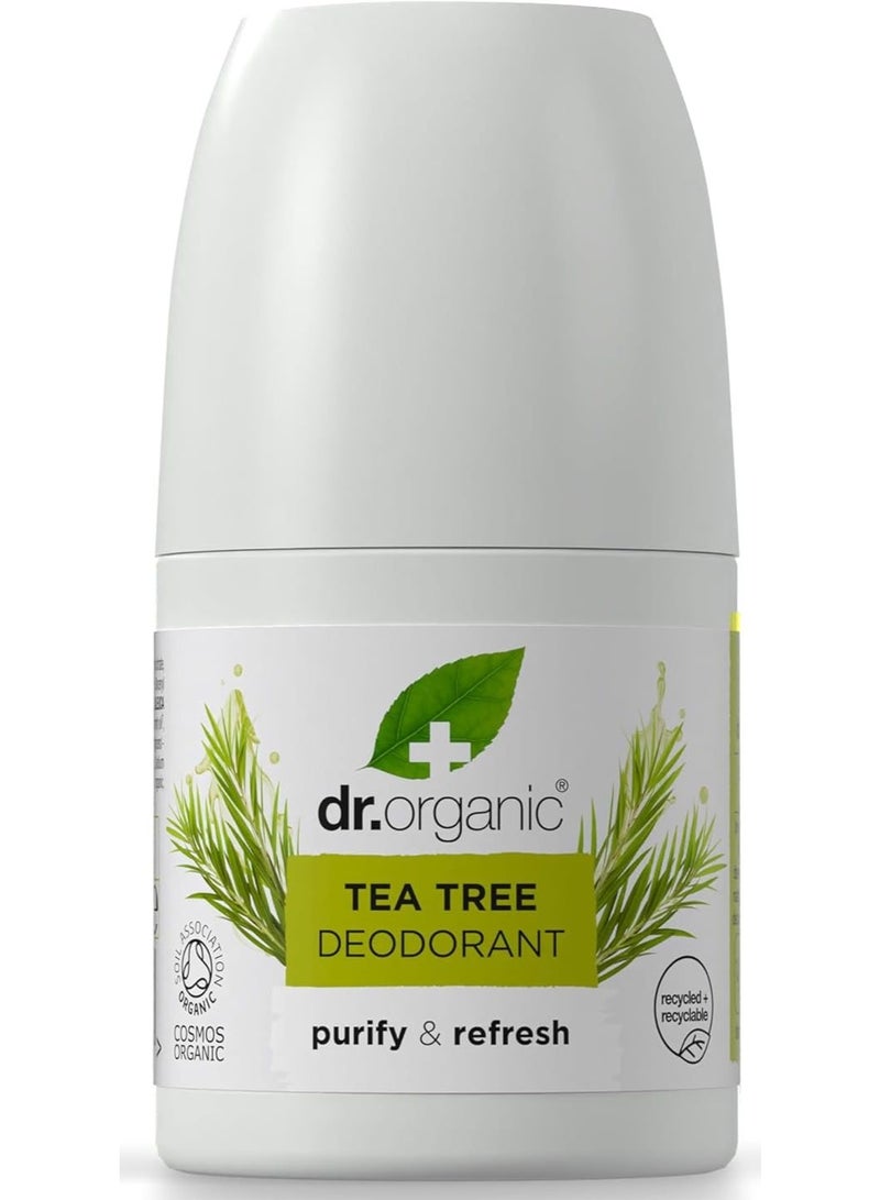 Dr.Organic Tea Tree Deodorant Roll On 50 ML