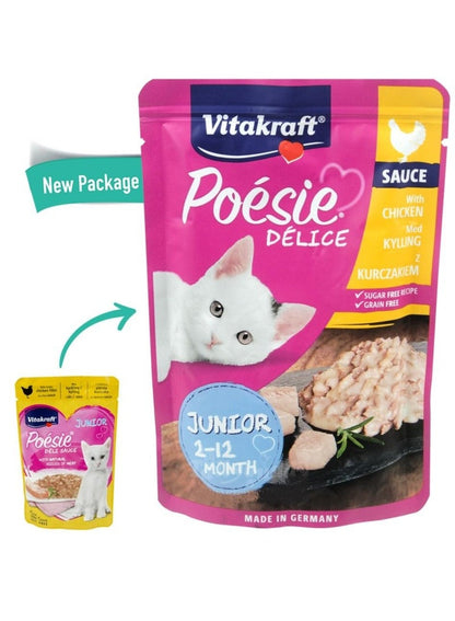 Vitakraft Chicken Deli Sauce Cat Food 85g