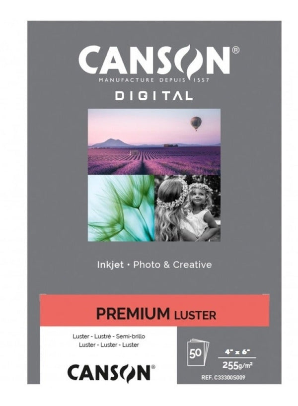 Premium Lustre Photo Paper 4x6 Inch CANSON