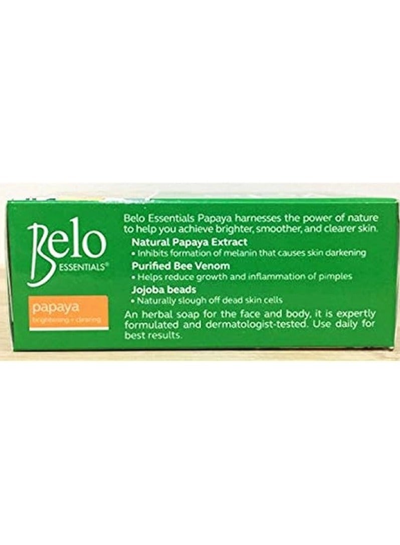 Belo Essentials Papaya Brightening Soap 135g