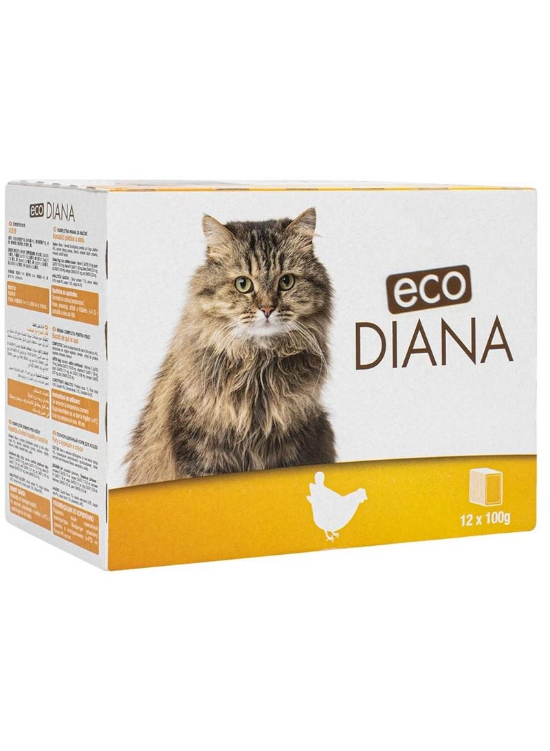 Eco Diana Chunks With Chicken In Gravy Cat Food