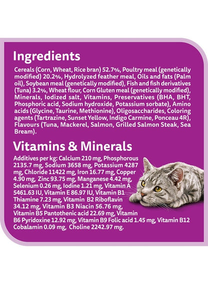 Whiskas Ocean Fish Dry Cat Food 480g