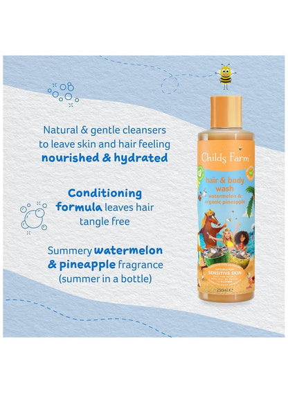 Childs Farm Hair & Body Wash Watermelon & Pineapple