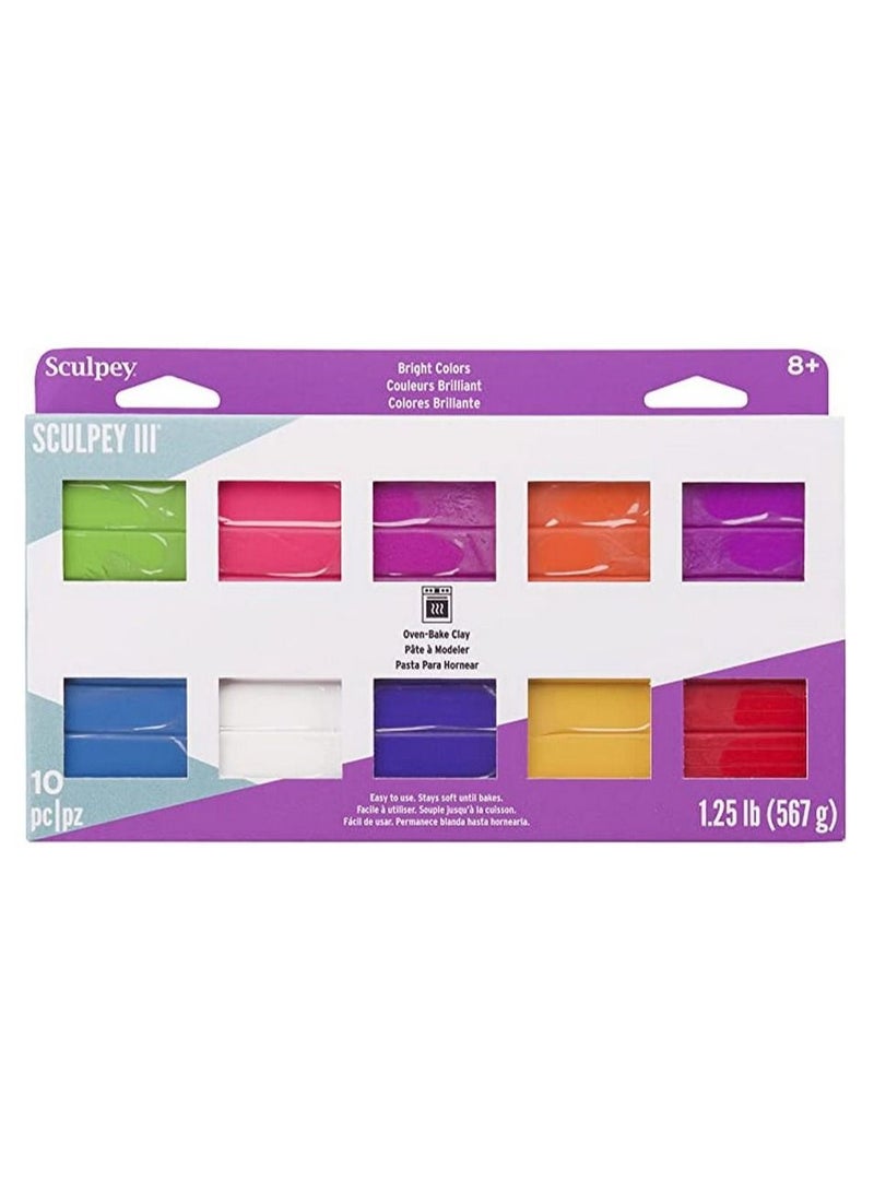 Sculpey Bright Colors Polymer Clay Pack 567g