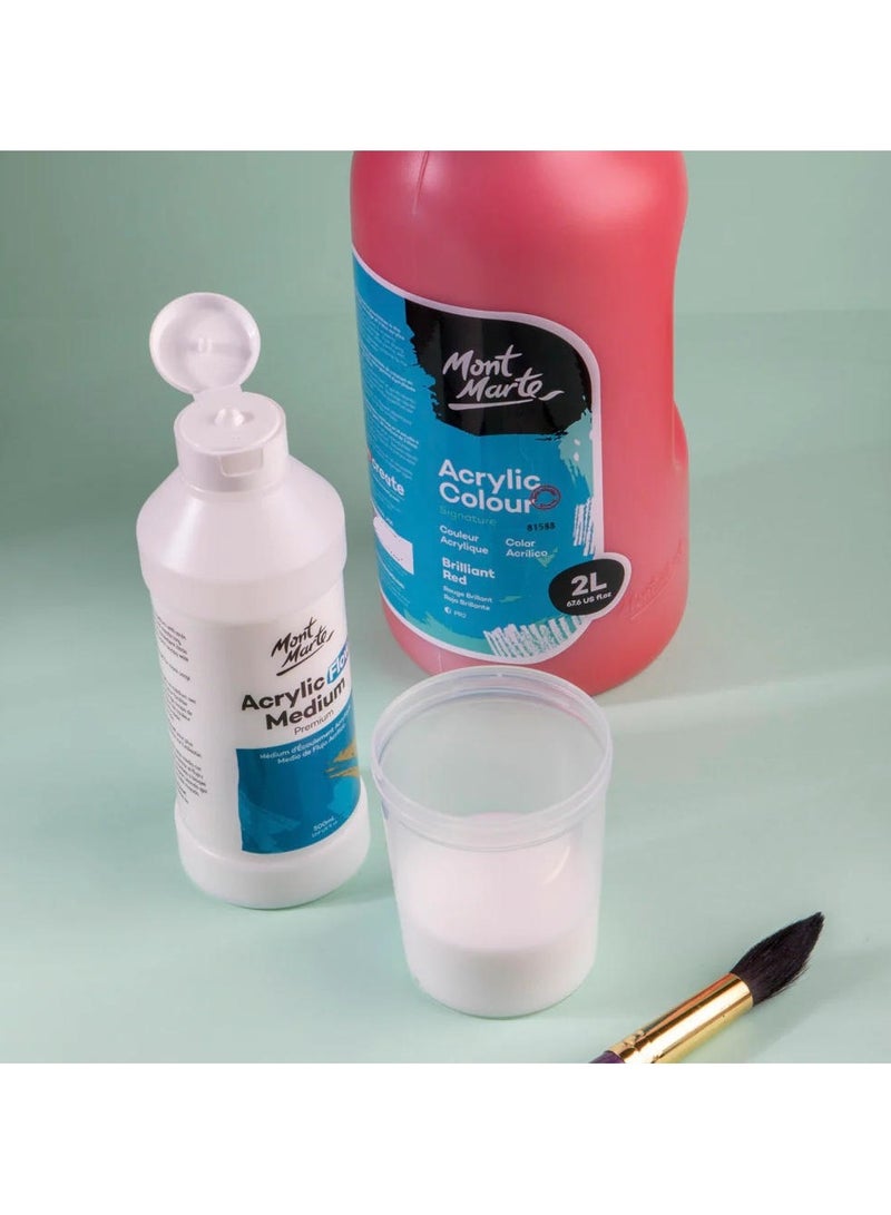 Mont Marte Premium Acrylic Flow Medium 500 ML