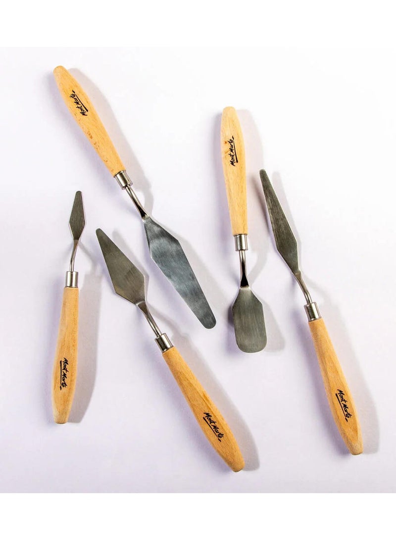 Mont Marte Signature Palette Knife Set 5Pc