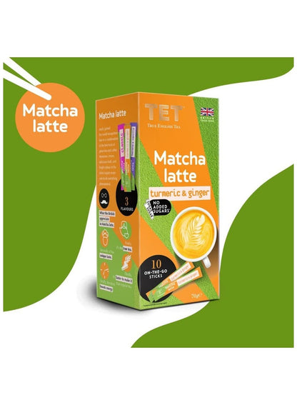 TET True English Tea Matcha Latte Turmeric & Ginger