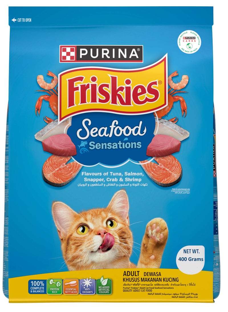 Purina Friskies Seafood Cat Food 400g