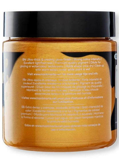 Mont Marte Dimension Acrylic 250ML Gold