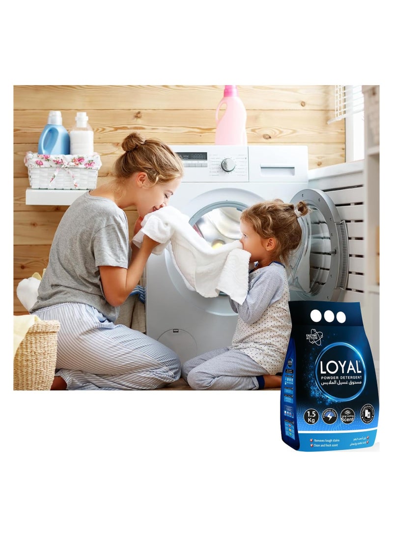 Loyal Detergent Powder Spring Flowers 1.5 Kg