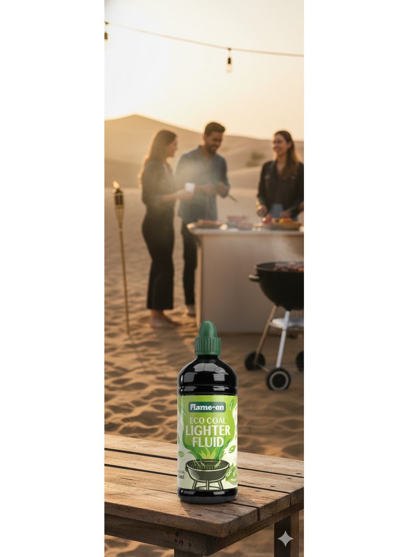 Eco Coal and Fire Lighter Fluid 750 ML - Flame-On