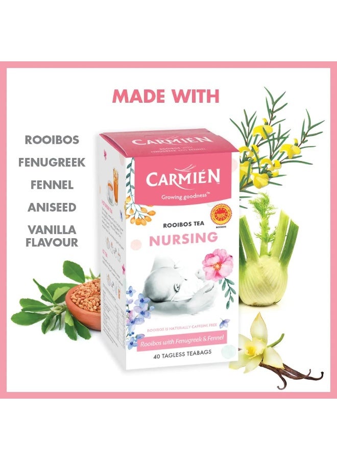 Carmién Nursing Rooibos Tea with Fenugreek & Fennel