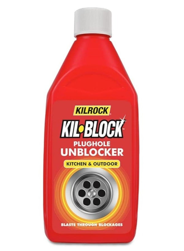 KILROCK Kil Block Plughole Unblocker 500 ML