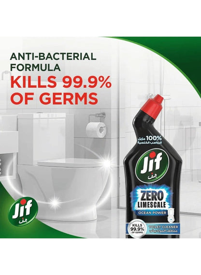 Jif Zero Limescale Ocean Power Toilet Cleaner 750 ML