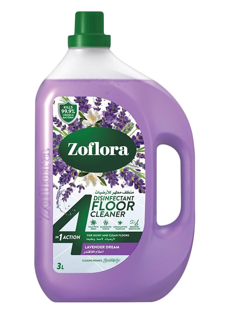 Zoflora Antibacterial Floor Cleaner 3L Lavender Dreams