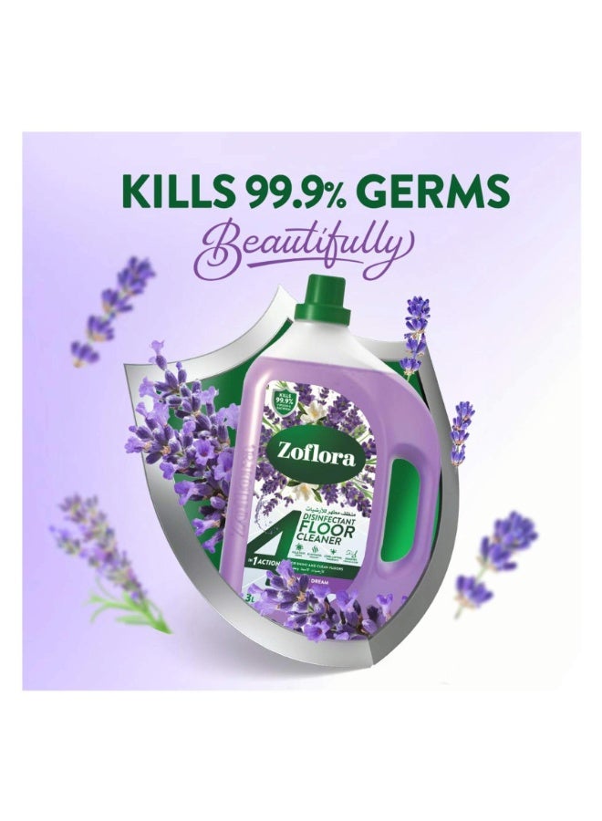 Zoflora Antibacterial Floor Cleaner 3L Lavender Dreams