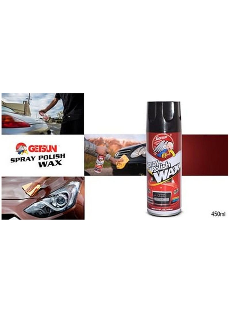 GETSUN Spray Polish Wax 450 ML - Premium Car Care