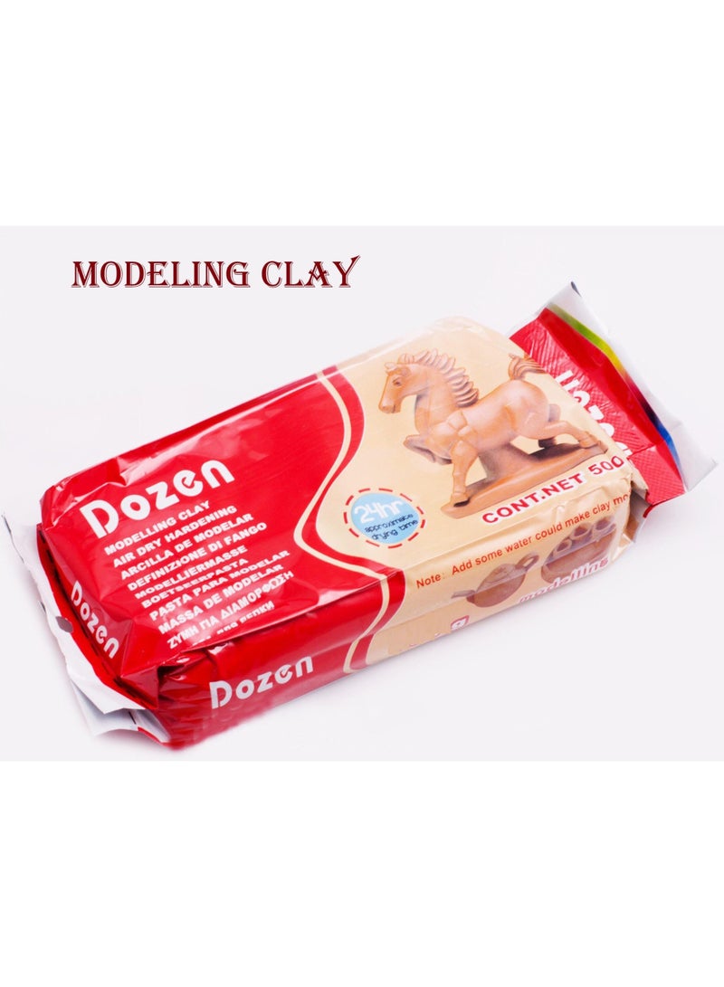 Dozen Air Hardening Modelling Clay 250G