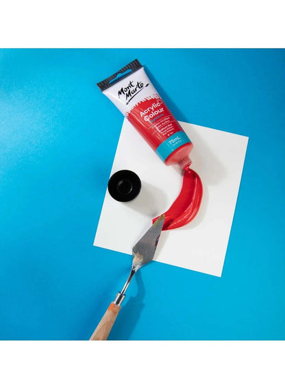 Mont Marte Acrylic Paint 75ML Brilliant Red