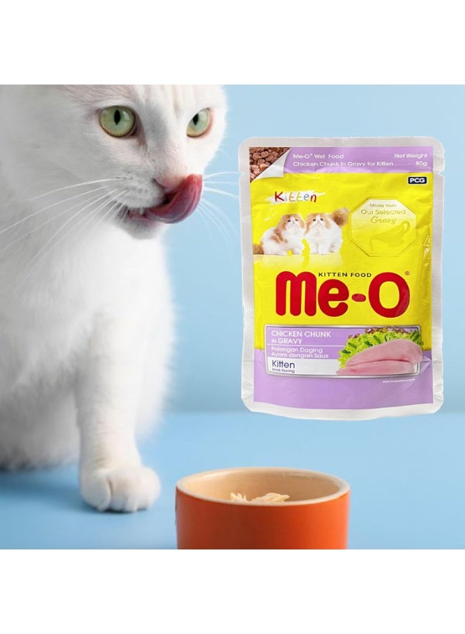 Me-O Gravy for Kittens Chicken 80g