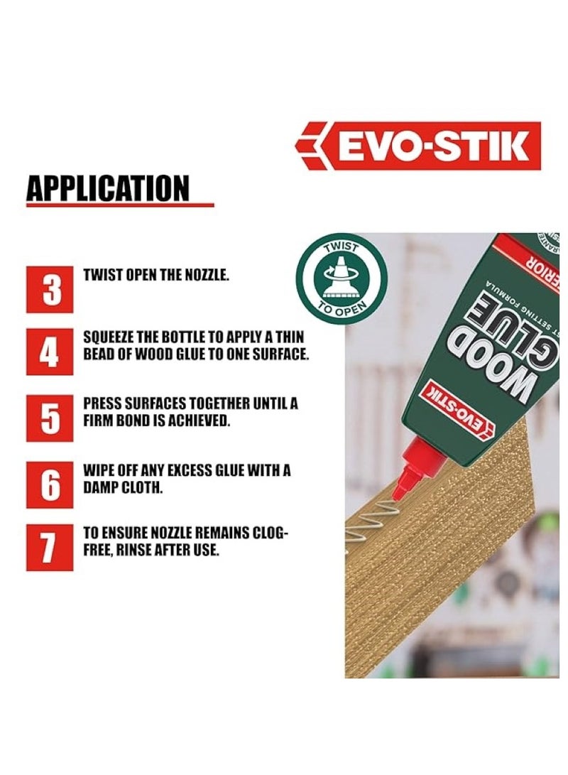 EVO-STIK Wood Glue Extra Strong Fast Setting 125ml