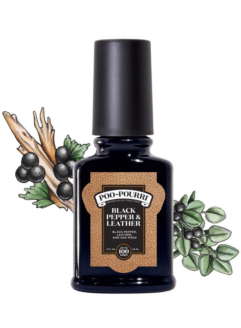 Poo-Pourri Before-You-Go Spray Black Pepper & Leather
