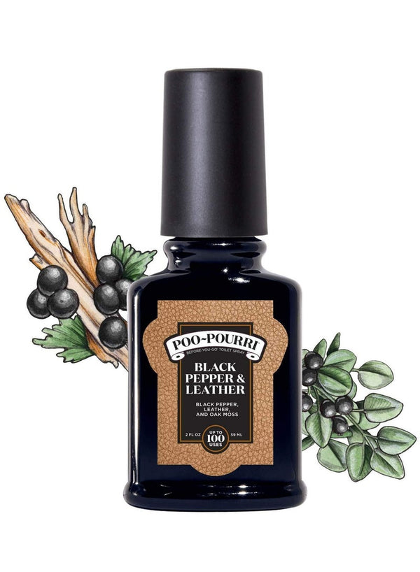Poo-Pourri Before-You-Go Spray Black Pepper & Leather