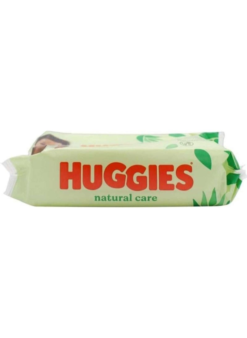 HUGGIES Natural Care Baby Wipes with Aloe Vera