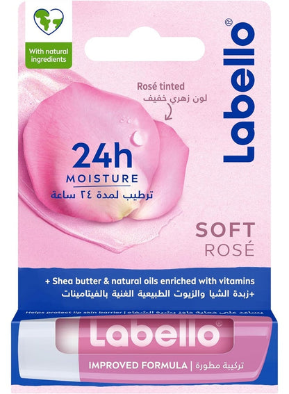 Labello Velvet Rose Lip Balm 4.8Gm