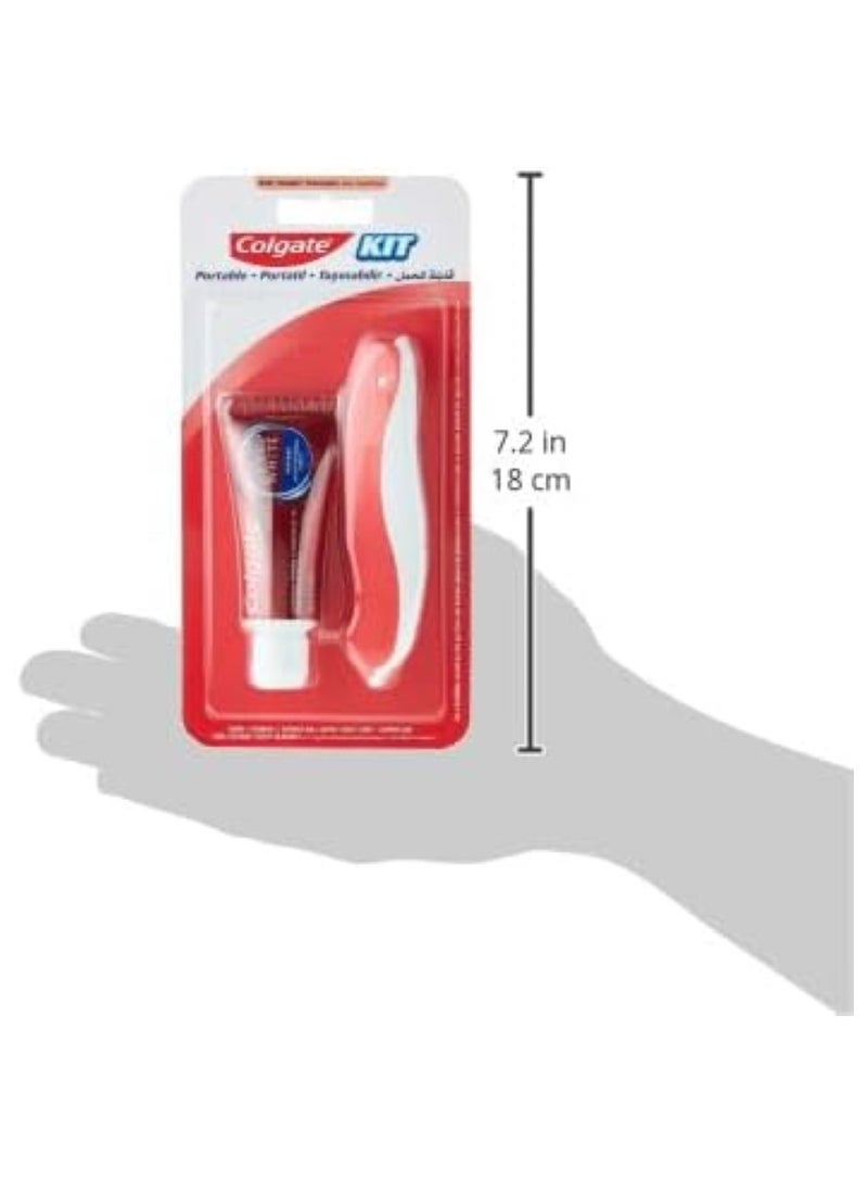 Colgate Travel Kit with Whitening Toothpaste