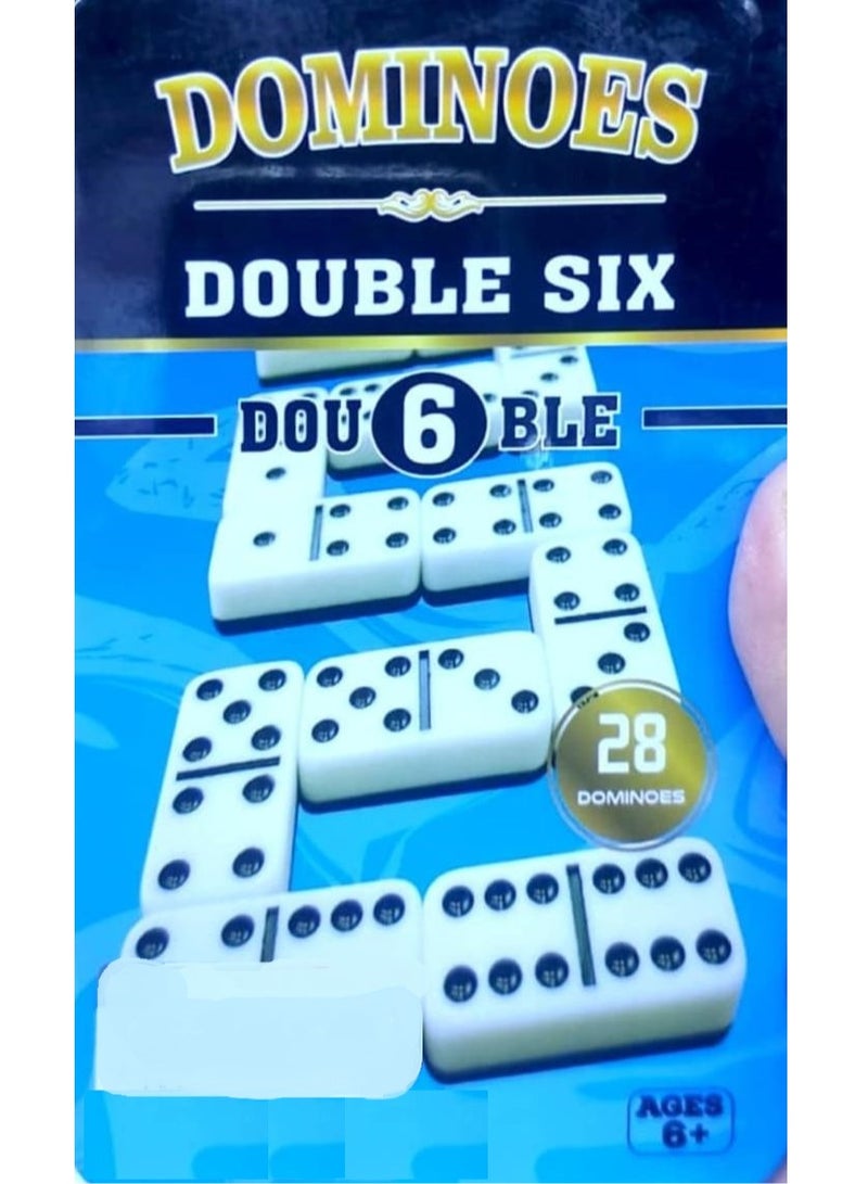 Dominoes Double Six Portable Travel Set - Dominoes