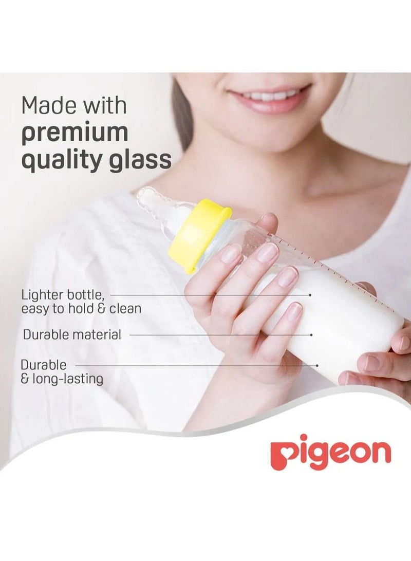 Pigeon Glass Feeding Bottle 200 ML