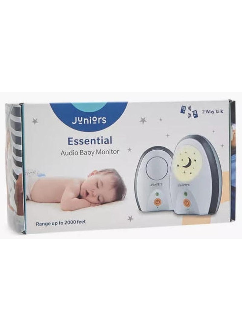 JUNIORS Essential Audio Baby Monitor