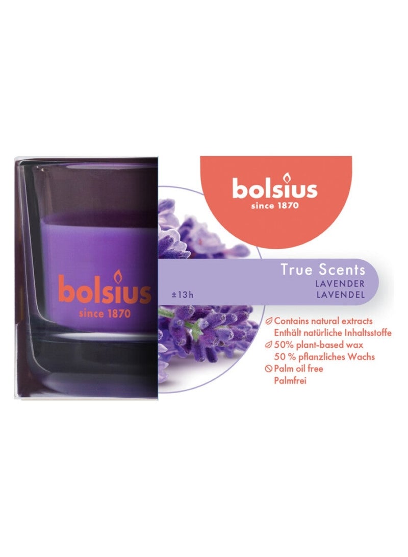 Lavender Candle In Glass - BOLSIUS