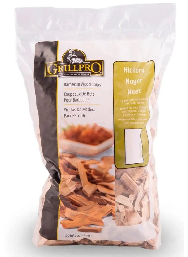 GrillPro Barbecue Hickory Wood Chips 1 Kg