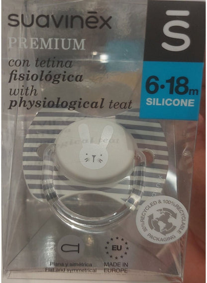 SUAVINEX Rabbit Premium Soother 6-18M