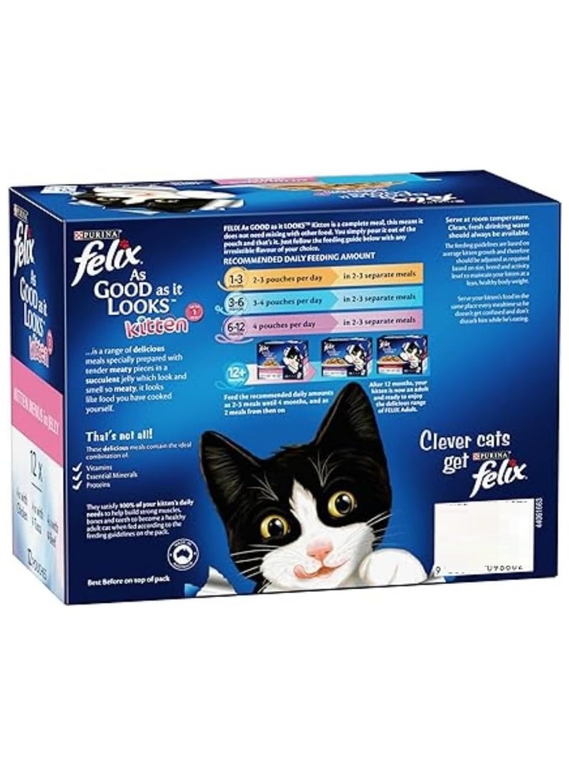 FELIX Kitten Menus in Jelly Pouch - PURINA