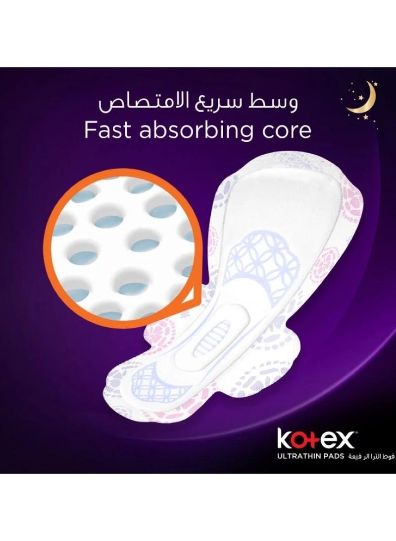 Kotex Ultra Thin Overnight Pads, 14 Count