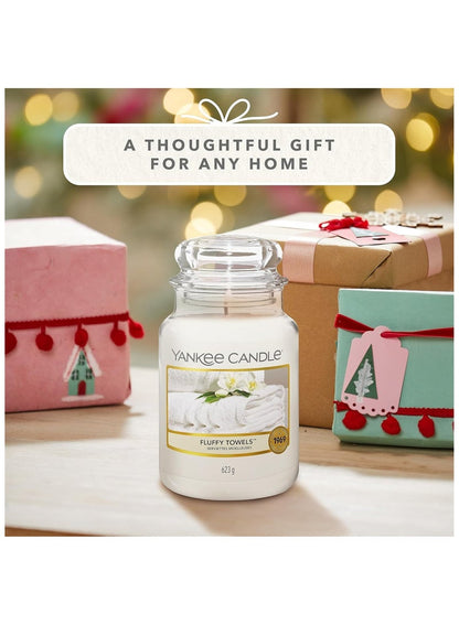 YANKEE CANDLE Fluffy Towels Candle Jar