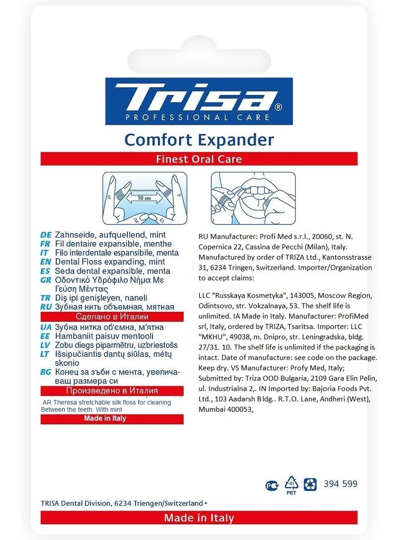 TRISA Dental Floss Comfort Expander Mint 40 M