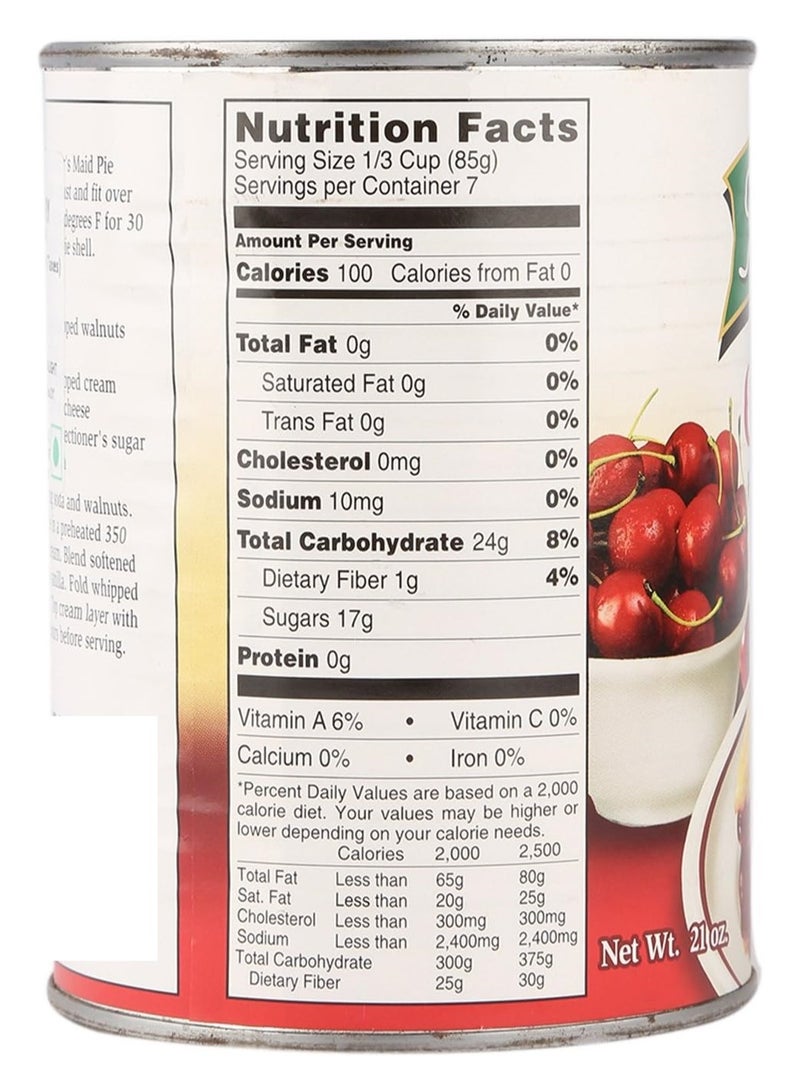 Mother'S Maid Cherry Topping & Filling 595 G