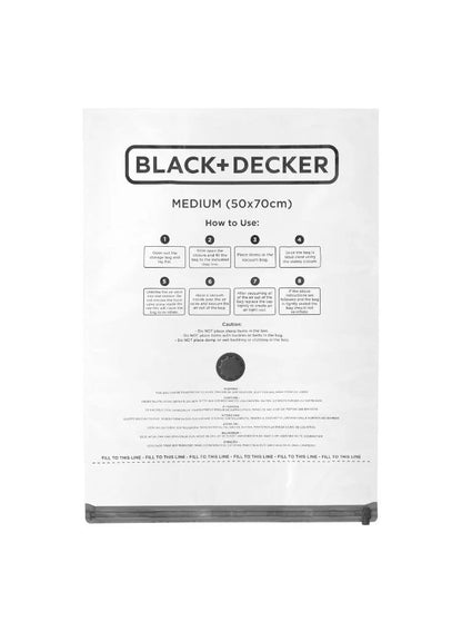 BLACK&DECKER Vacuum Storage Bags - 50X70Cm