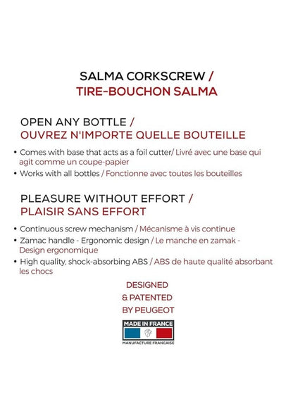 PEUGEOT Salma Corkscrew With Foil Cutter