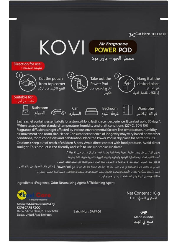 Kovi Air Fragrance Power Pod Black Oud 10g