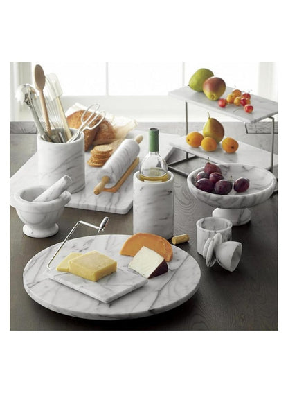 Marble Butter Keeper by Crate&Barrel